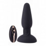 Vibratore anale in silicone morbido ricaricabile dilatatore butt plug vibrante