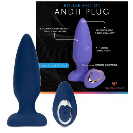 Plug butt vibrante anale in silicone  vibratore vaginale per punto G e prostata