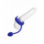 Anello fallico vibrante in silicone con butt plug dilatatore anale ricaricabile