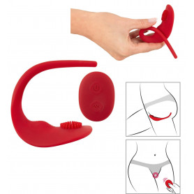 Vibratore vaginale per slip in silicone stimolatore vibrante clitoride anale sex