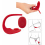 Vibratore vaginale per slip in silicone stimolatore vibrante clitoride anale sex