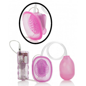 Pompa vaginale vibrante stimolatore mini vibratore succhia clitoride in silicone