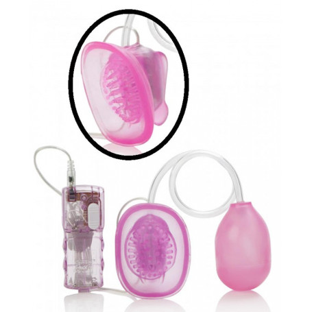 Pompa vaginale vibrante stimolatore mini vibratore succhia clitoride in silicone