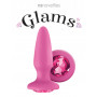 Plug anale grande in silicone maxi dilatatore butt con pietra big dildo liscio