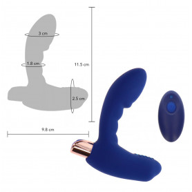 Vibratore per prostata dildo vibrante anale fallo in silicone realistico morbido