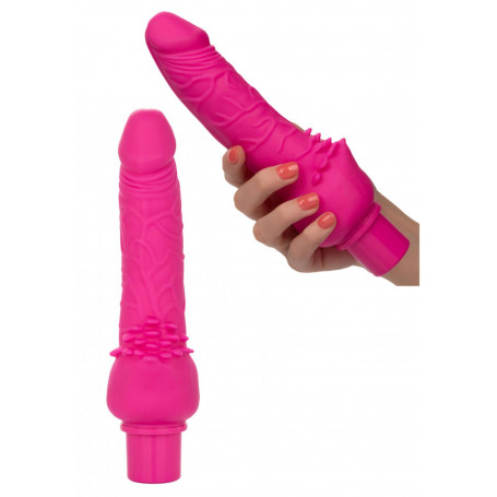 Vibratore in silicone realistico dildo vaginale fallo vibrante stimola clitoride