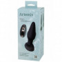 Vibratore anale ricaricabile dilatatore butt plug vibrante in silicone morbido