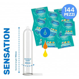 preservativi in lattice profilattici pasante lubrificati aromatizzati 144 condom