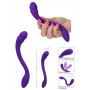 Vibratore vaginale doppio stimolatore vibrante anale in silicone ricaricabile