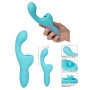 Vibratore vaginale rabbit doppio per punto G clitoride in silicone ricaricabile