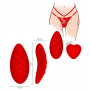 Slip con vibratore vaginale in silicone stimolatore vibrante clitoride morbido