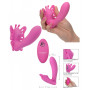 Vibratore per slip dildo vibrante vaginale liscio stimola clitoride in silicone