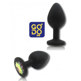 Plug anale con pietra grande dilatatore indossabile big butt in silicone XL sex