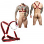 Imbragatura bondage sexy pettorina fetish con anello harness per giochi sadomaso