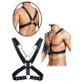 Imbragatura fetish con anello sexy pettorina per giochi sadomaso harness bondage