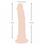 Vibratore grande vaginale dildo realistico anale fallo vibrante con ventosa big