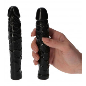 Fallo realistico piccolo con ventosa pene finto vaginale anale mini dildo black