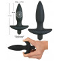 Vibratore anale piccolo dilatatore butt plug vibrante in silicone mini dildo sex