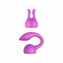 Accessori per mini massaggiatore vibrante vagina wand in silicone vibratore anal