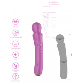 Vibratore wand vaginale massaggiatore anale in silicone stimolatore vibrante sex