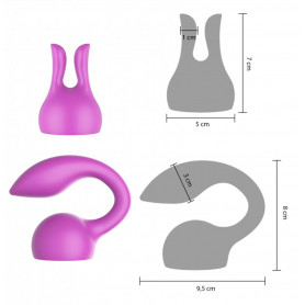 Accessori per mini massaggiatore vibrante vagina wand in silicone vibratore anal