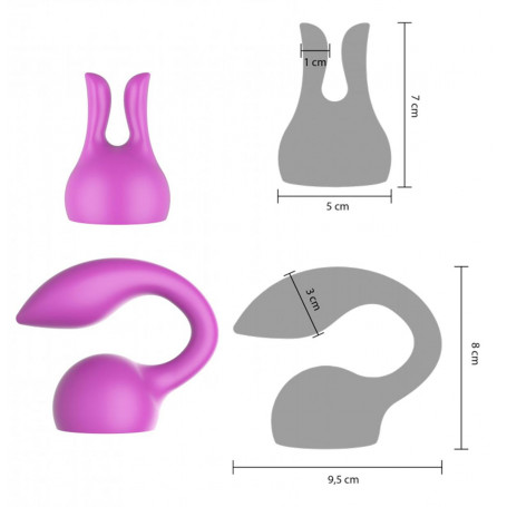 Accessori per mini massaggiatore vibrante vagina wand in silicone vibratore anal