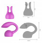 Accessori per mini massaggiatore vibrante vagina wand in silicone vibratore anal