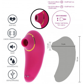 Stimolatore vaginale vibrante il silicone sexy mini vibratore succhia clitoride