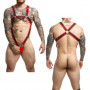 Pettorina sadomaso sexy harness con anello fallico fetish imbracatura bondage