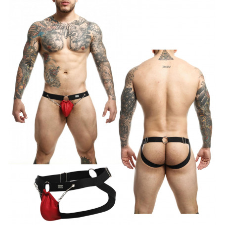 Perizoma intimo aperto sospensorio uomo a vita bassa sexy slip morbido tanga hot