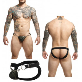 Perizoma uomo morbido sexy slip sospensorio intimo aperto tanga a vita bassa hot