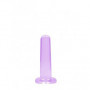 Fallo liscio vaginale mini dildo con ventosa piccolo pene finto classico anale