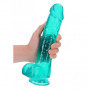 Fallo realistico grande pene finto maxi vaginale anale big dildo con ventosa XXL