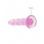 Fallo piccolo con ventosa dildo liscio vaginale anale mini dilatatore pene finto
