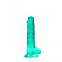 Fallo piccolo vaginale mini pene con ventosa e testicoli dildo realistico anale