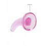 Dildo liscio piccolo con ventosa fallo vaginale anal mini pene finto indossabile
