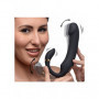 Vibratore vaginale indossabile per punto G in silicone con stimolatore clitoride