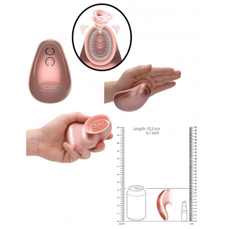 Vibratore vaginale succhia clitoride massaggiatore vibrante in silicone morbido