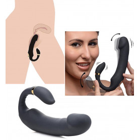 Vibratore vaginale indossabile per punto G in silicone con stimolatore clitoride