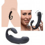 Vibratore vaginale indossabile per punto G in silicone con stimolatore clitoride