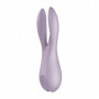 Vibratore rabbit triplo dildo vibrante vagina clitoride in silicone Threesome 2