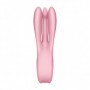 Vibratore in silicone triplo dildo vibrante rabbit vagina clitoride Threesome 1