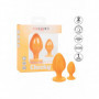 Plug butt anal in silicone kit dilatatore mini maxi set dildo liscio indossabile