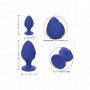 Plug anal butt in silicone kit dilatatore mini maxi set dildo liscio indossabile