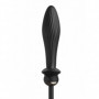 Plug anale gonfiabile dilatatore vibrante in silicone mini vibratore butt dildo