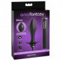 Plug anale gonfiabile dilatatore vibrante in silicone mini vibratore butt dildo