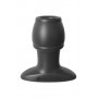 Butt plug cavo dilatatore anale in silicone mini dildo indossabile liscio black