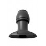 Butt plug cavo dilatatore anale in silicone mini dildo indossabile liscio black