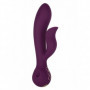 Vibratore rabbit dildo doppio vibrante liscio vaginale clitoride in silicone sex