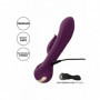 Vibratore rabbit dildo doppio vibrante liscio vaginale clitoride in silicone sex